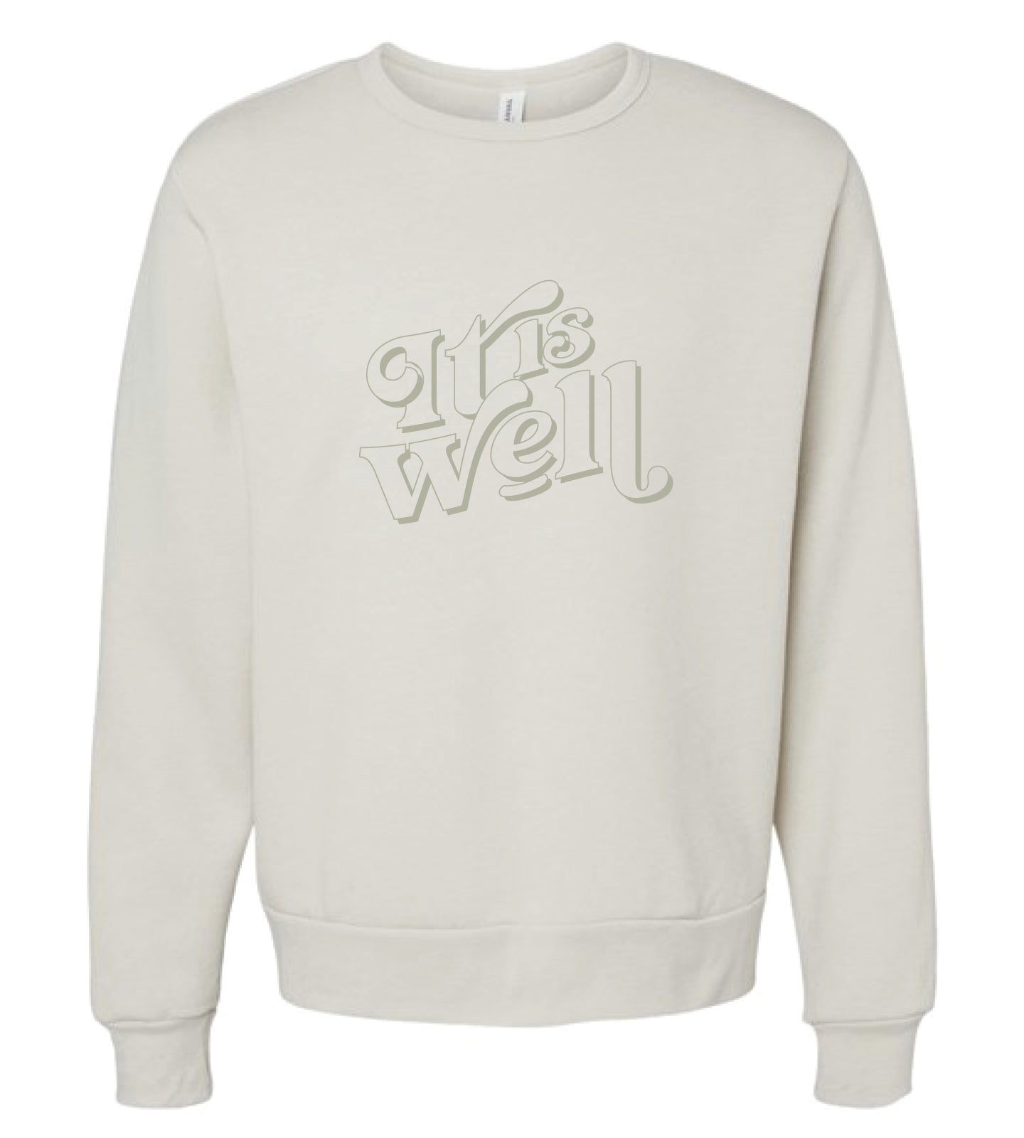 It is Well Crewneck Sweatshirt - Heather Dust