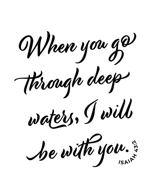 Isaiah 43:2 Print